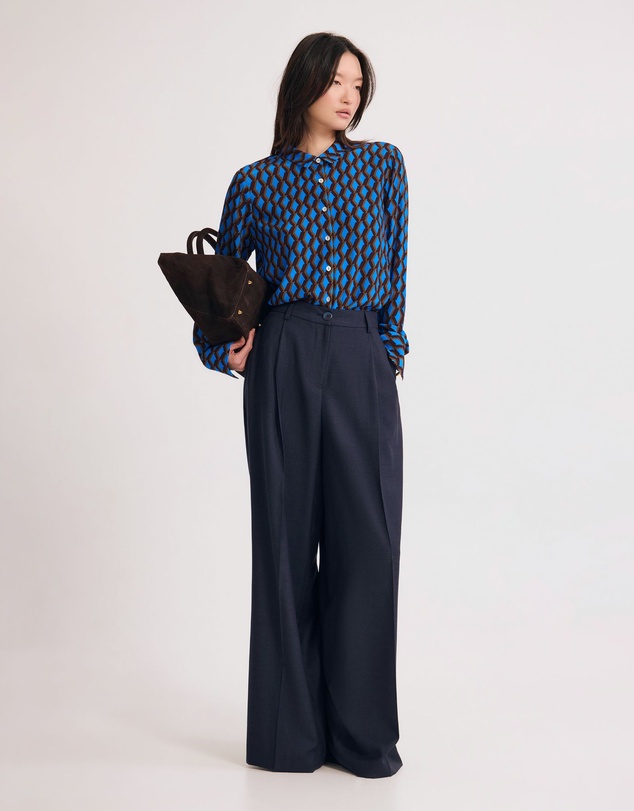 Oxford - Poppy Printed Shirt