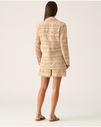 MOS The Label - Daniela Textured Blazer