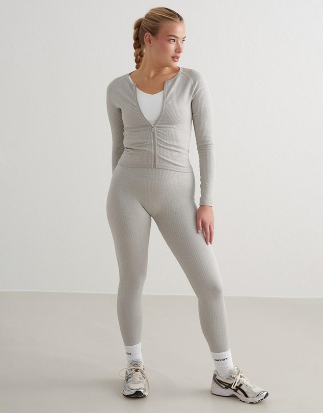 Aim'n - Ribbed Seamless Zip Jacket