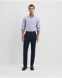 Country Road - Long Sleeve Cotton Stretch Strap Shirt
