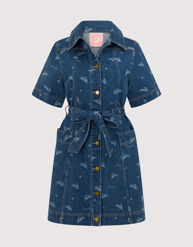 SMWR. by The Somewhere Co - Royal Match Denim Mini Dress