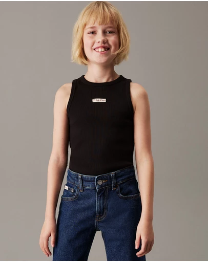 Calvin Klein Jeans - Girls Ribbed Tank Top
