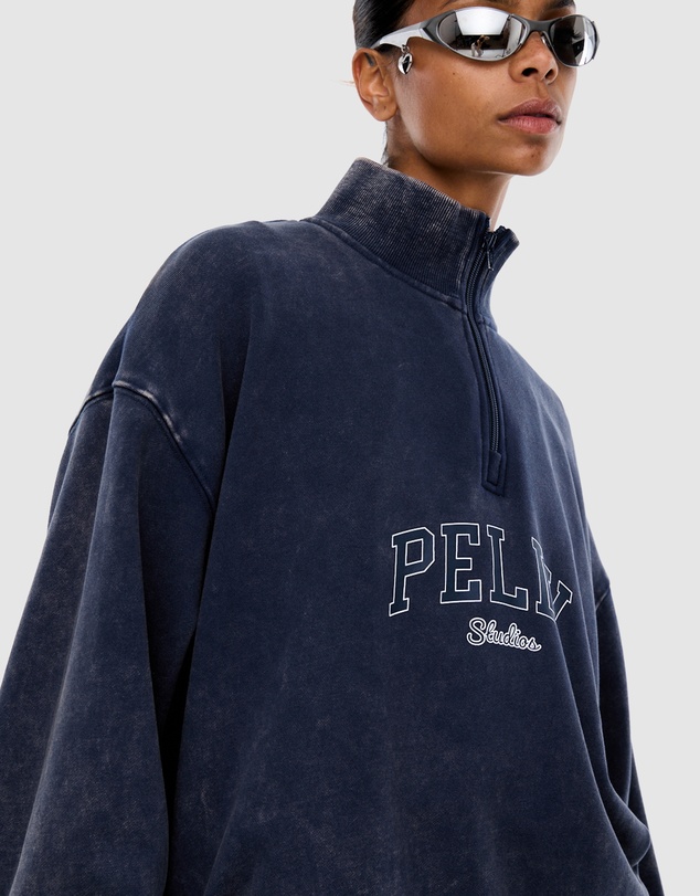 ENA PELLY - Asher Quarter Zip Through Sweat