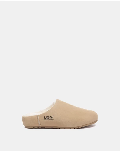 EVERAU - Australian Shepherd Ugg Somni Cow Suede Upper Loafer Oxfords Flats