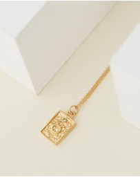 Carly Paiker - Taurus Star Sign Zodiac Tag Necklace