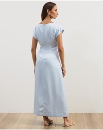 Atmos&Here - Rylee Boat Neck Midi Dress