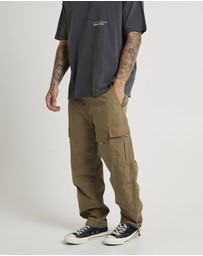 Black Noise White Rain - Globe Multi Cargo Pants