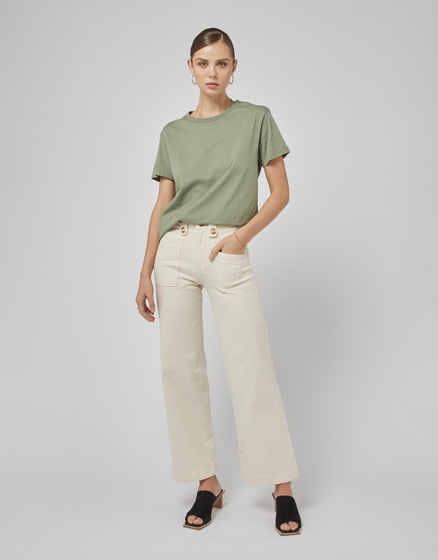 DRICOPER DENIM - Clare Oil Green Tee