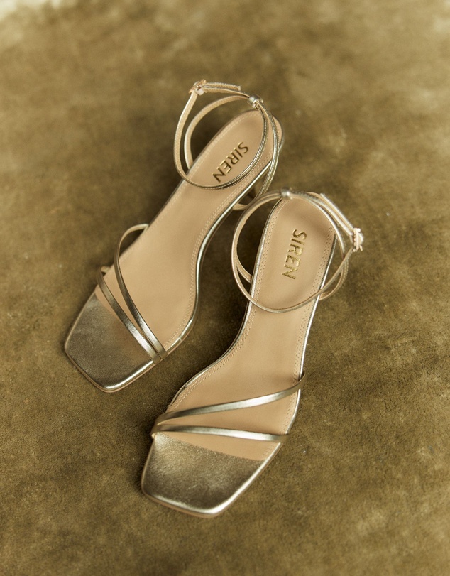 Siren - Saffron Strappy Heels