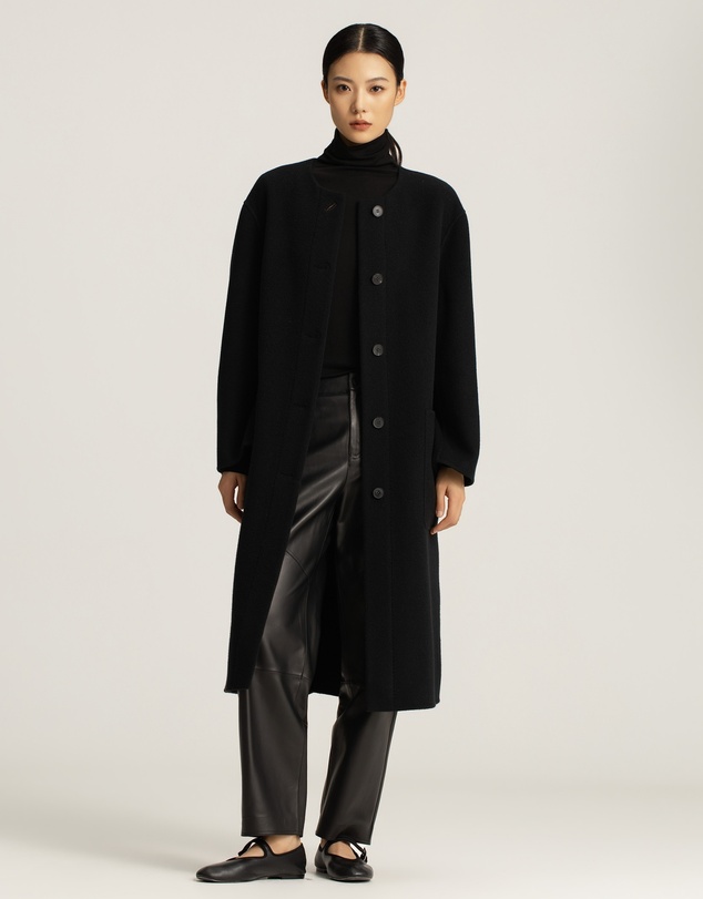 IDA+S - Sylvie Lambswool Scarf Coat