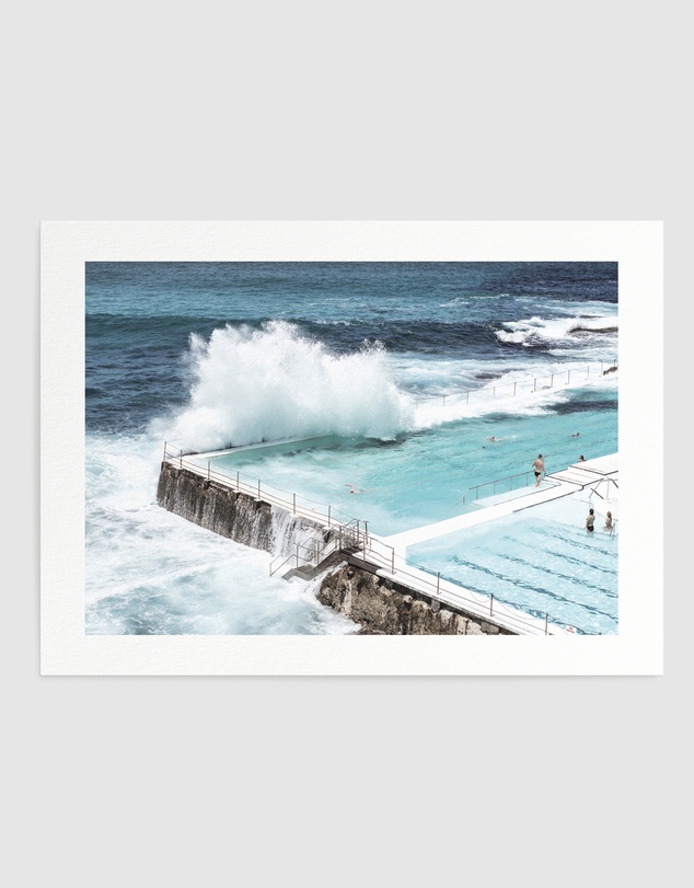 Olive et Oriel - Bondi Icebergs Art Print