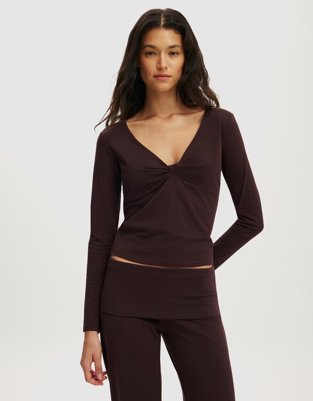 Cotton On Body - Dreamy Soft Twist Detail Top