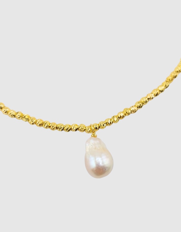 Izoa - Odette Drop Pearl Necklace