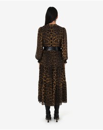 Forcast - Shakira V-Neck Button Dress