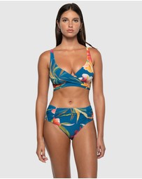 Nip Tuck Swim - Hula Hula Brigitte Ruched Bikini Pant