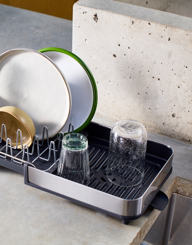 Joseph Joseph - Extend™ Slim Steel Expandable Grey Dish Drainer