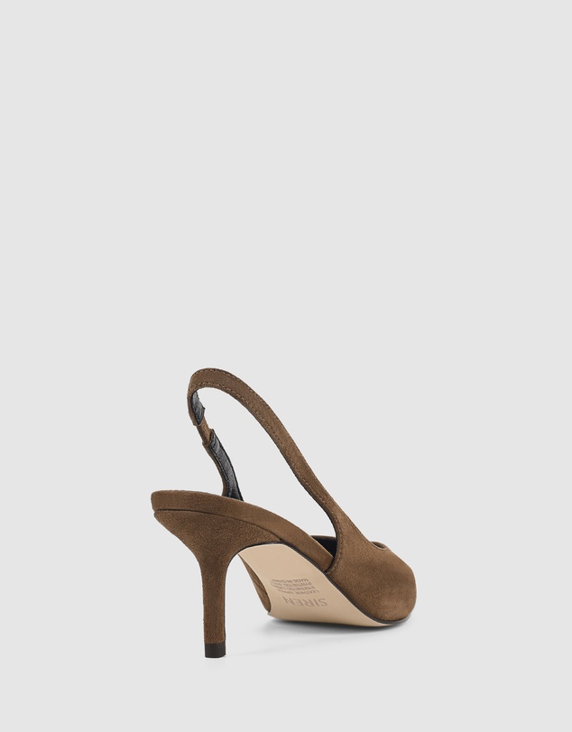 Siren - Yory Slingback Kitten Heels