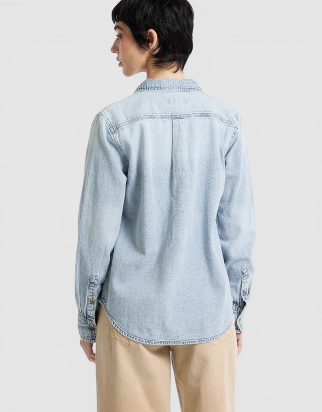 GUESS - GUESS JEANS Regular Long Sleeve Denim Shirt