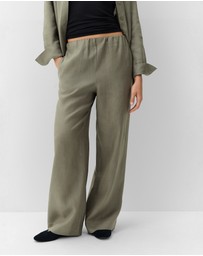 UNISON - Essential Linen Wide Leg Pant