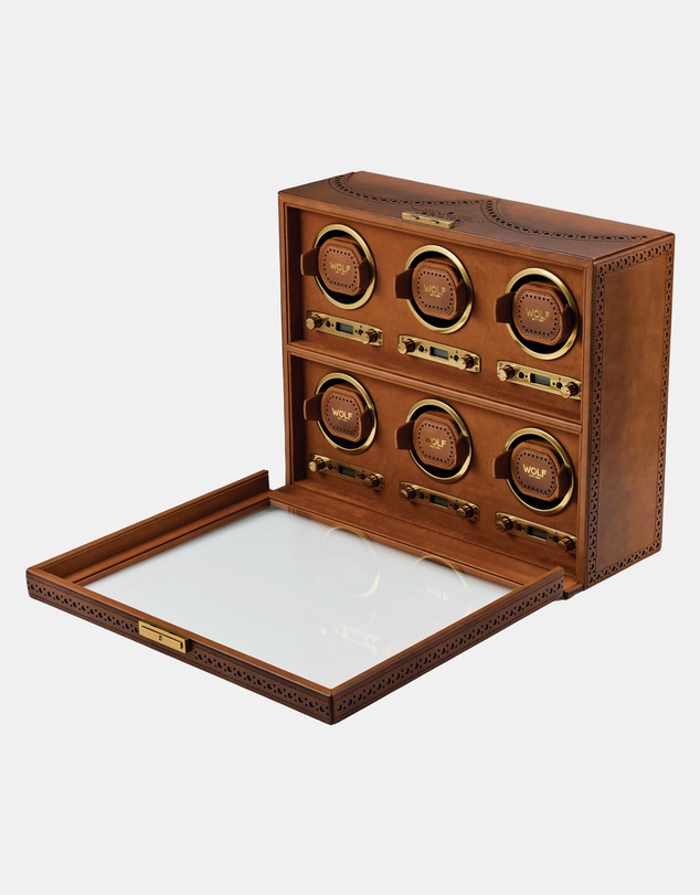Wolf - WOLF Brogue 6 Piece Watch Winder