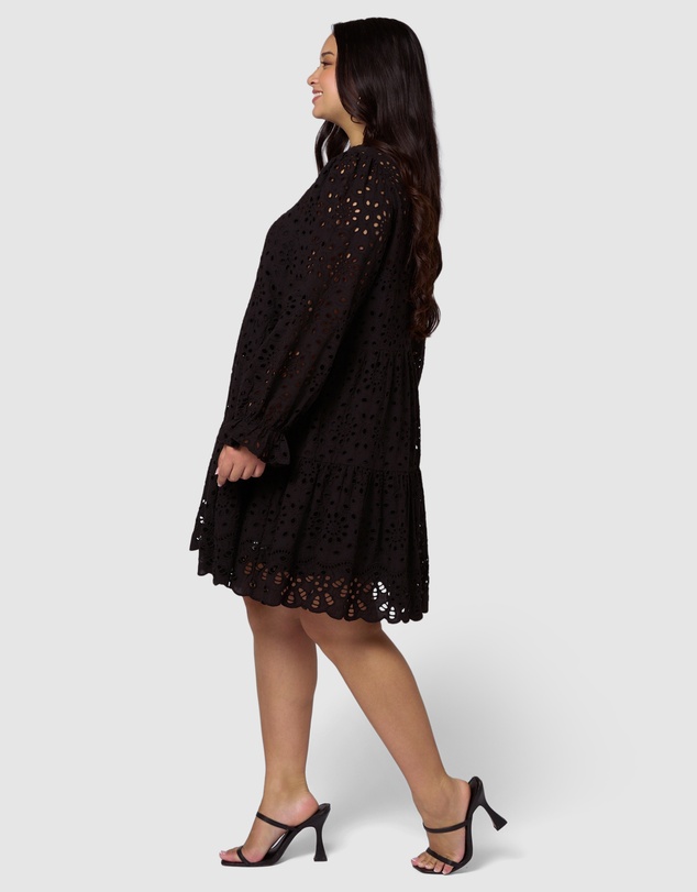 Something 4 Olivia - Millie Broderie Mini Dress