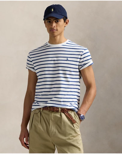 Polo Ralph Lauren - Custom Slim Fit Striped Jersey T-Shirt