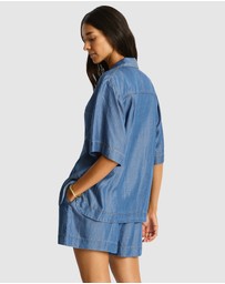 Sea Level Australia - Denim Surf Bowling Shirt