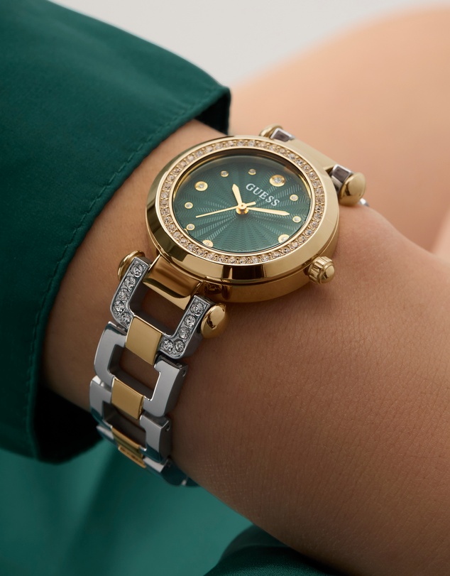 GUESS - GUESS Ladies 2-Tone Gold Tone Analogue Watch