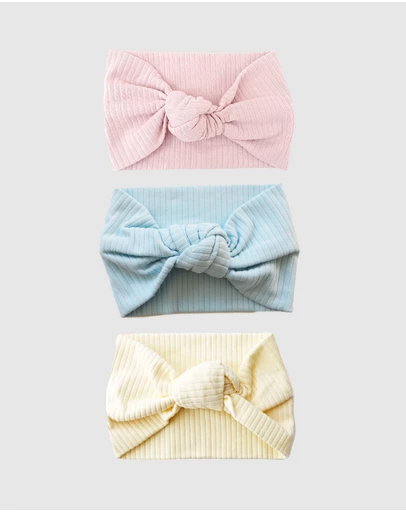 WITH LOVE FOR KIDS - 3 Pack Knot Headband - Babies - Kids