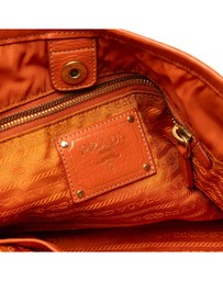 Pre-Loved by Azura Reborn - Pre-Loved Vitello Daino Trimmed Tessuto Satchel