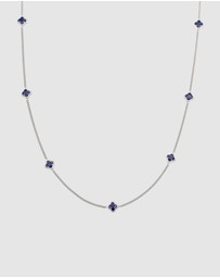 Kuzzoi - ICONIC EXCLUSIVE - Necklace Male Cloverleaf Enamel 925 Sterling Silver