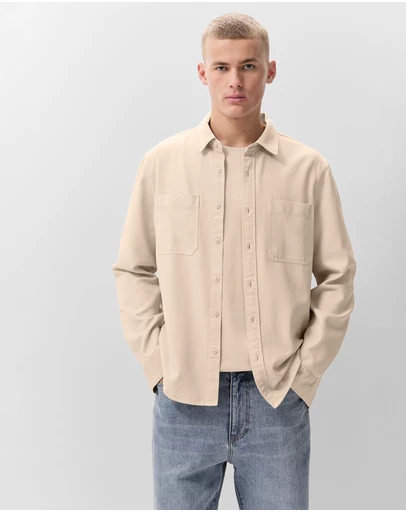 UNISON - Cotton Lyocell Relaxed Fit Shirt