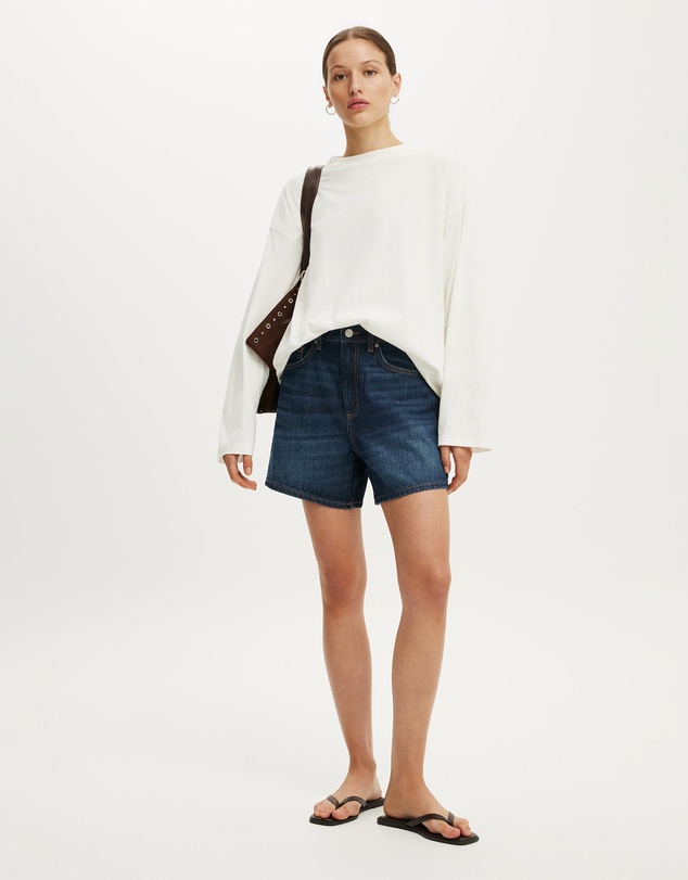 Cotton On - High 90 S Denim Short