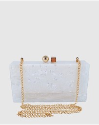 Izoa - Brooke Marble Clutch