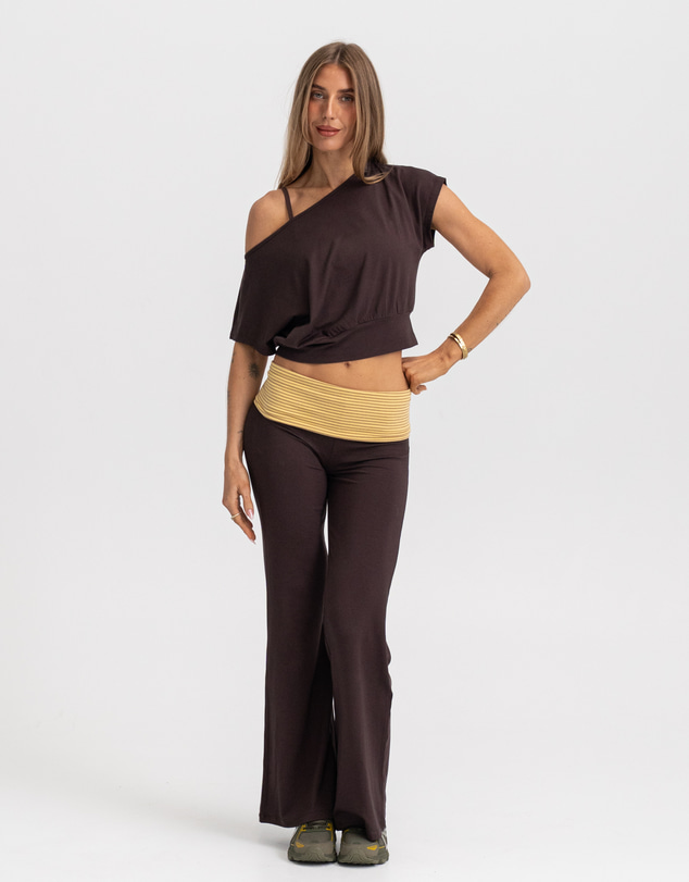 HyperLuxe The Label - Fold Over Pant