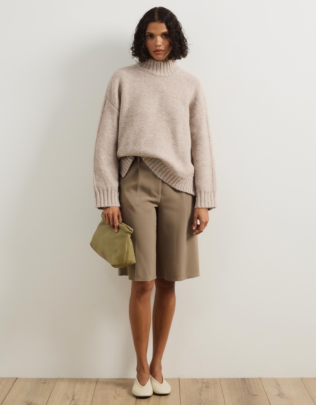 Atmos&Here - Charll Funnel Neck Knit Jumper