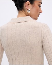 Minima Esenciales - Vali Merino Wool Knit Polo
