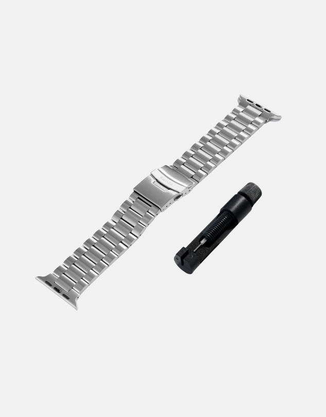 Friendie - Stainless Steel Link Bracelet Band (Ultra Style) - Sydney Ultra - Apple Watch Compatible