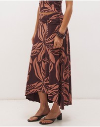 MON RENN - Farah Draped Skirt
