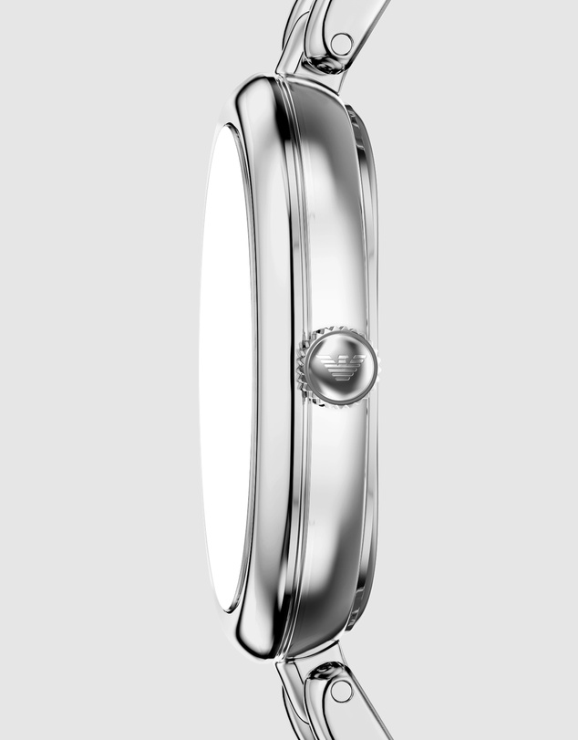 Emporio Armani - Silver Tone Analogue Watch