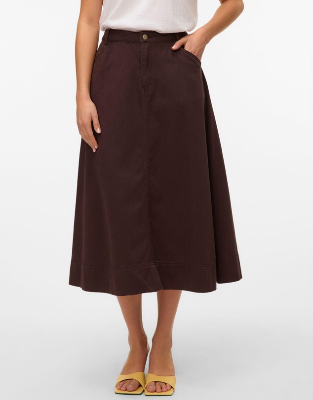 Vero Moda - Filia Denim Midi Skirt