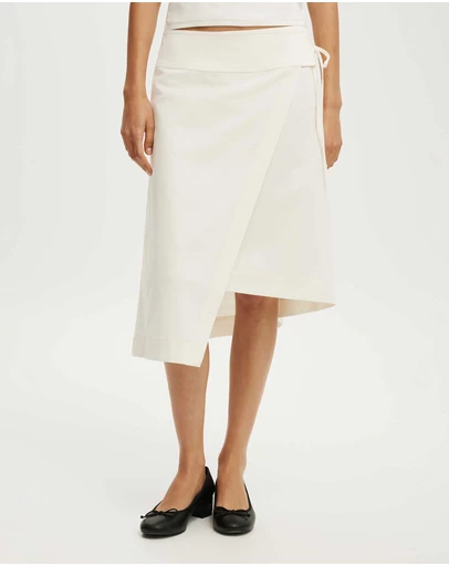 Cotton On - Lexi Utility Wrap Midi Skirt