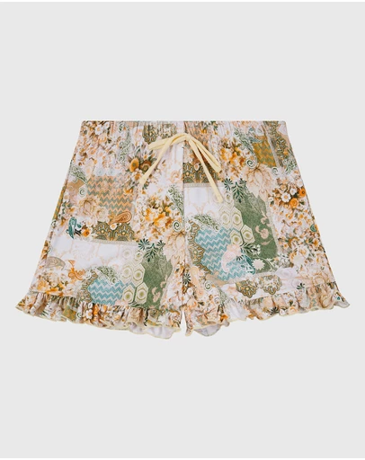 Aqua Blu Kids - Mosaic Lycra Boardshorts - Kids