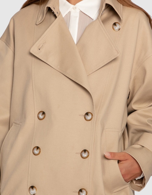 Belle & Bloom - Weekend Trench Bomber Jacket