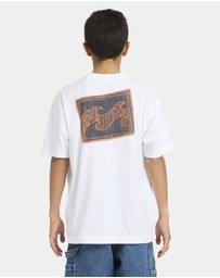 Billabong - Boys 8 to 16 Crayon Wave T-Shirt