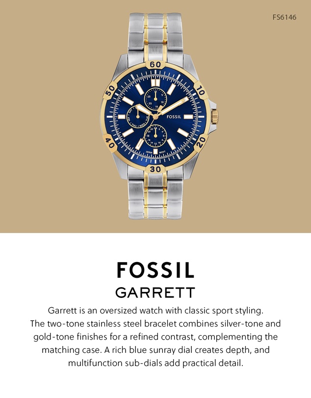 Fossil - Garrett Multicolour Chronograph Watch