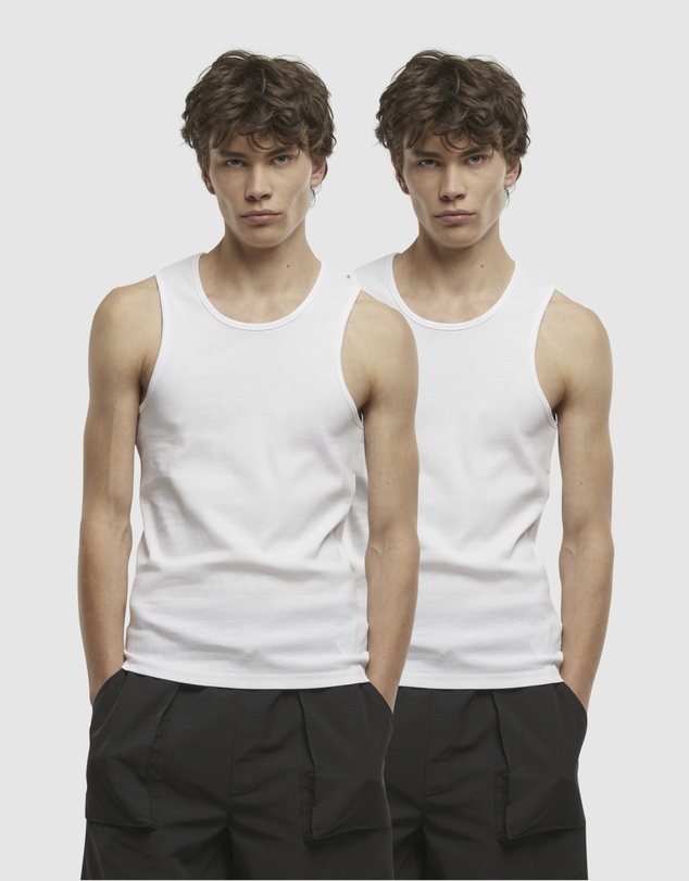 Urban Classics - Ribbed Tank Undershirt 2Pack