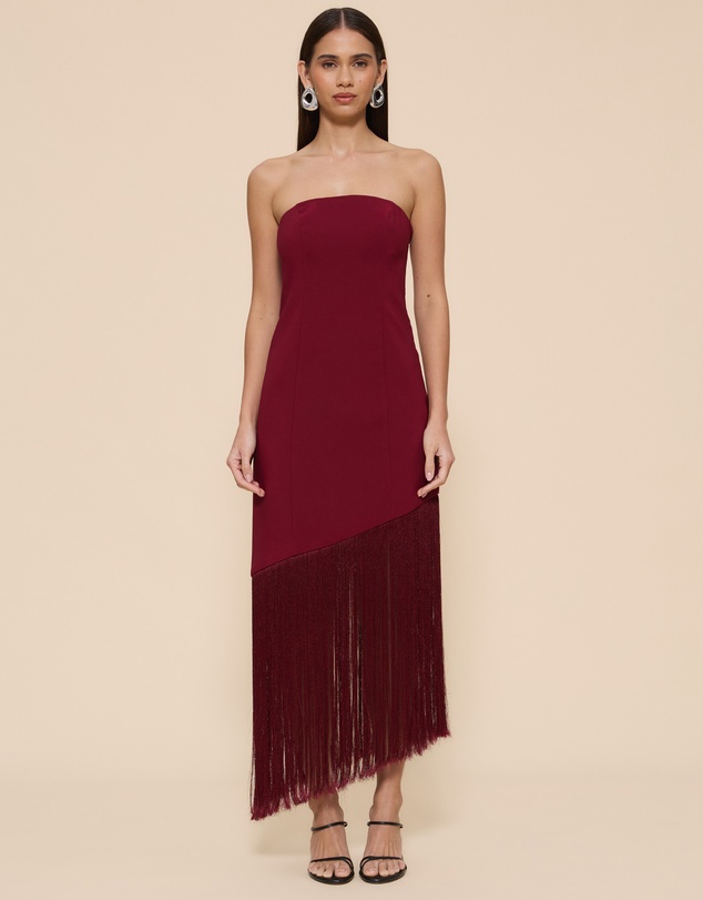 CHANCERY - Violet Asymmetric Fridge Midi Dress