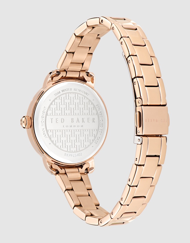 Ted Baker - Fleure 34mm Rose-Gold Tone Stainless Steel Watch