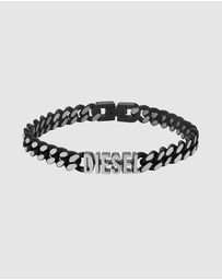 Diesel - Steel Silver-Tone Bracelet